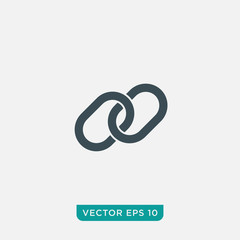 Link Icon Design, Vector EPS10