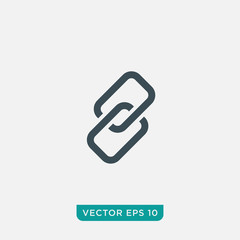 Link Icon Design, Vector EPS10