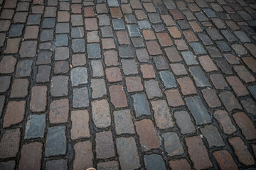 Pflaster dunkel Hamburg Hafenstadt