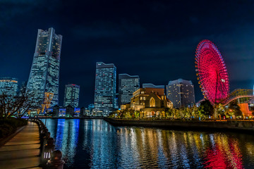 横浜 みなとみらい 夜景 観覧車 ~ Night view of Yokohama ~ 