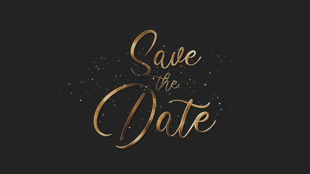 Save The Date + Alpha Channel