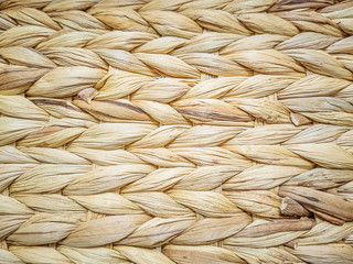 Wicker bast texture close-up. Abstract background image. Vintage concept.