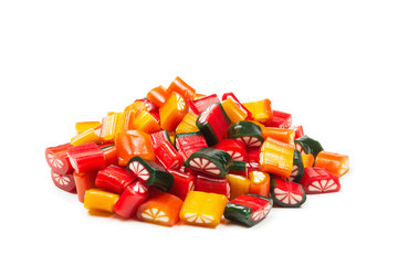 Citrus colorful candies. Jelly sweets,