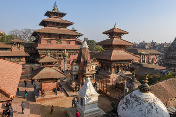 Temple of Durban square at Patan near Kathmandu on Nepal