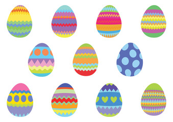 Happy easter eggs. Spring summer holiday