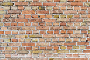 Fototapeta premium Old brick wall in a background image.