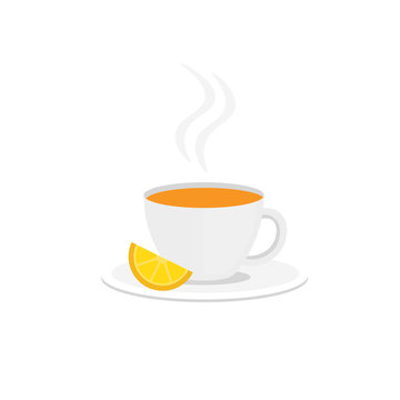 aroma; background; beverage; breakfast; cafe; caffeine; coffee; cold; cup; drink; flat; food; green; healthy; hot; icon; illustration; isolated; lemon; liquid; morning; mug; object; saucer; simple; sl