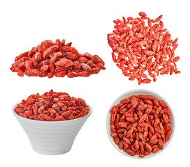 set dried goji berries