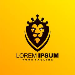 awesome lion king logo design