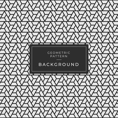 Abstract luxury square triangles shape black style pattern Stylish fractal texture. Vector pattern to fill the background, laser engraving and cutting.