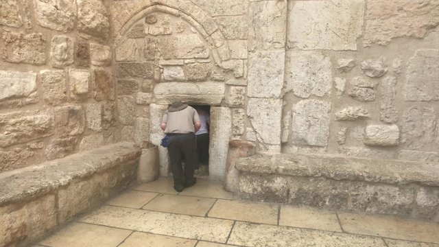Bethlehem, Palestine - October 20, 2019: Basilica of the Nativity 4K