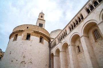Facade of the Cathedral of San Sabino in Bari.