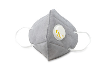 Hygienic mask protect filter PM2.5 dust isolated on white background with clipping path. protection air pollution concept.