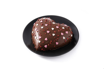 Heart shaped cake for Valentine's Day or mother's day