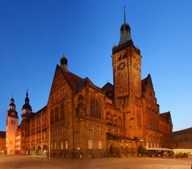 Naklejka na ściany i meble City Hall Chemnitz, Saxony, Germany