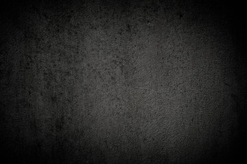 Black rough concrete wall texture background. Polished concrete grunge surface.