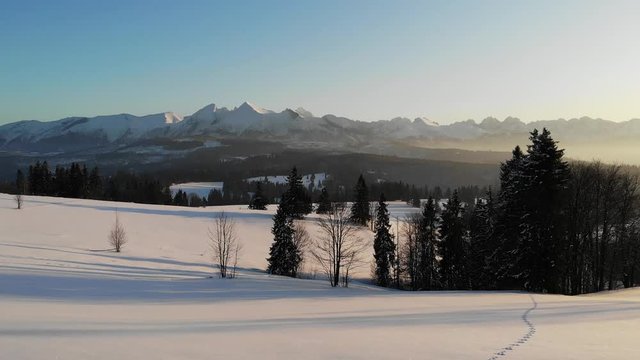 Winter Tatras. Poland.