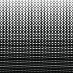 Halftone circle geometric gradient seamless pattern. design element for prints, web pages, template, posters, abstract background and monochrome pattern