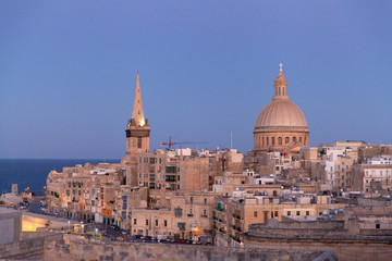 Panoramic view of Valletta, Malta