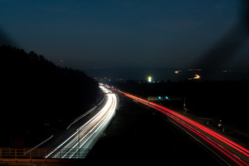 Obraz premium Highway Long Exposure