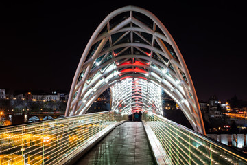 Obraz premium illumination in the night city