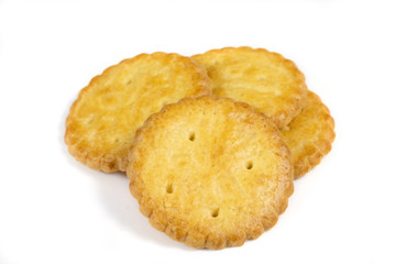 biscuits sablés breton sur un fond blanc