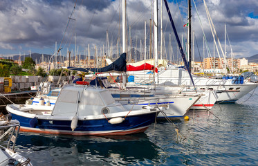 Palermo. City Harbor.