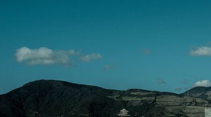 Fototapeta na wymiar Vista volcán 