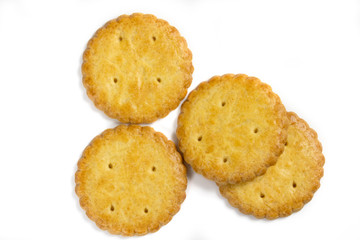 biscuits sablés breton sur un fond blanc