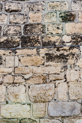 Ancient stone wall texture background