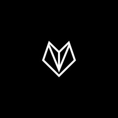 Fototapeta premium Fox Logo Template. Vector Illustrator.