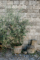 Fototapeta na wymiar Tuscan wall Tuscan background