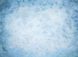 Old blue paper sheet