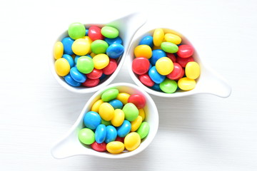 colorful candies with a lot of flavor