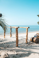 Eco gym on the beach