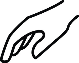 theft icon, vector line illustration