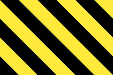 warning striped rectangular seamless pattern, a warning to be careful - the potential danger template sign. Industrial striped road warning yellow-black seamless pattern vector