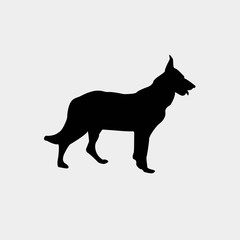 dog icon vector illustration and symbol for website and graphic design
