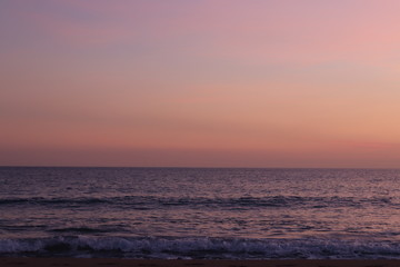 Fototapeta na wymiar sea sunset