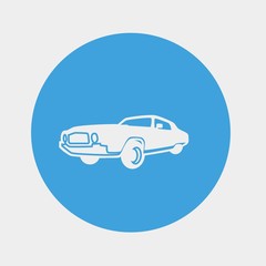 racing car icon vector illustration and symbol for website and graphic design