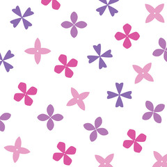 pink, violet lilac flower background- vector illustration