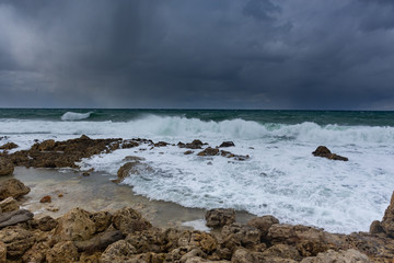 Fototapeta na wymiar Storm on the Black sea