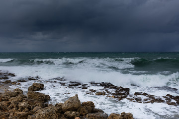 Fototapeta premium Storm on the Black sea