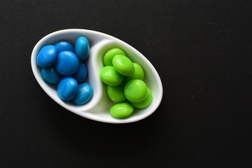 colorful candies with a lot of flavor