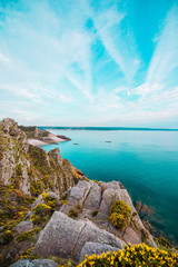 Fototapeta premium Côtes bretonnes, côtes d'armor 