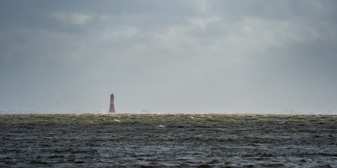 Leuchtturm in der Nordsee