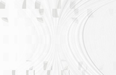 Abstract white light gradient lines background, texture halftone dots design background. Grey geometric technology with gear shape. 