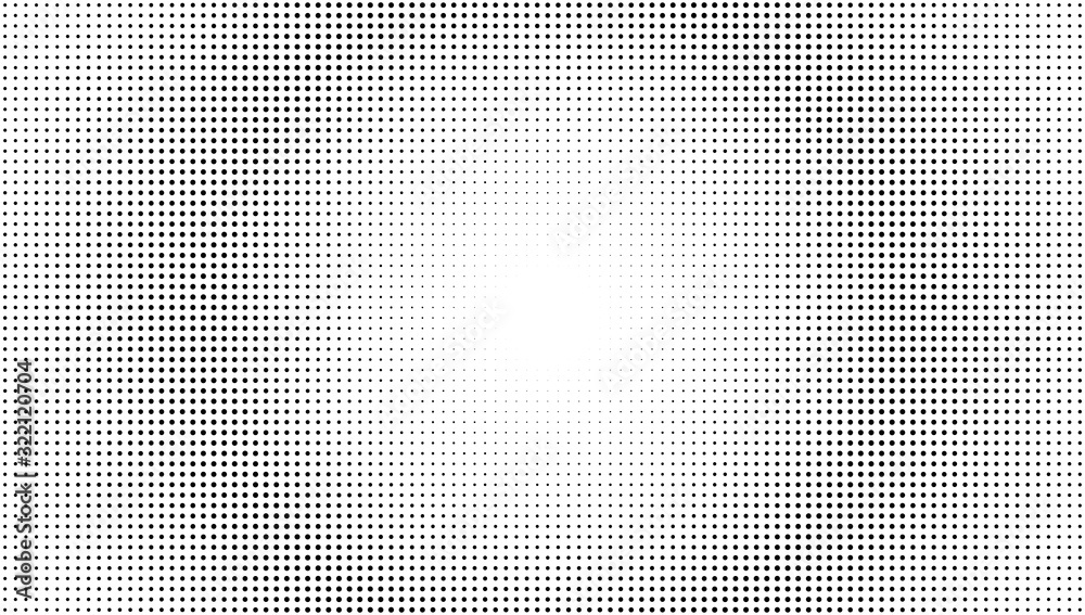 Sticker dotted abstract background. vector monochrome round backdrop. textured halftone effect