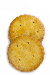 biscuits sablés breton sur un fond blanc