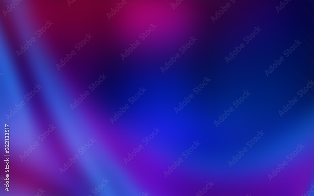 Poster Abstract gradient background. Ultraviolet glow on a dark abstract background. Empty wallpaper template